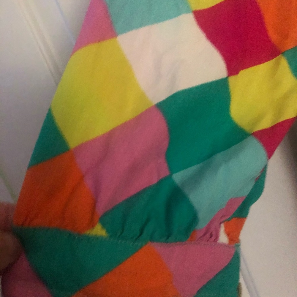 Lnwot Escapada Button Down Bright Colored Blouse - image 6